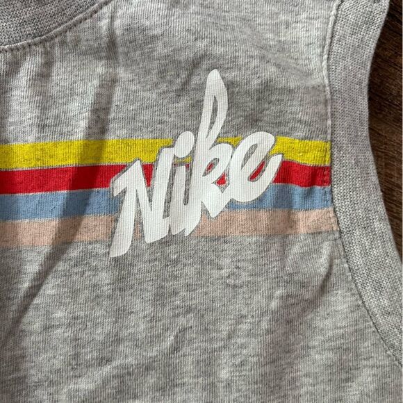 Nike Women's Vintage Style Striped Romper, Size L W811AFA Heather Grey NWT🏷 - Picture 8 of 16